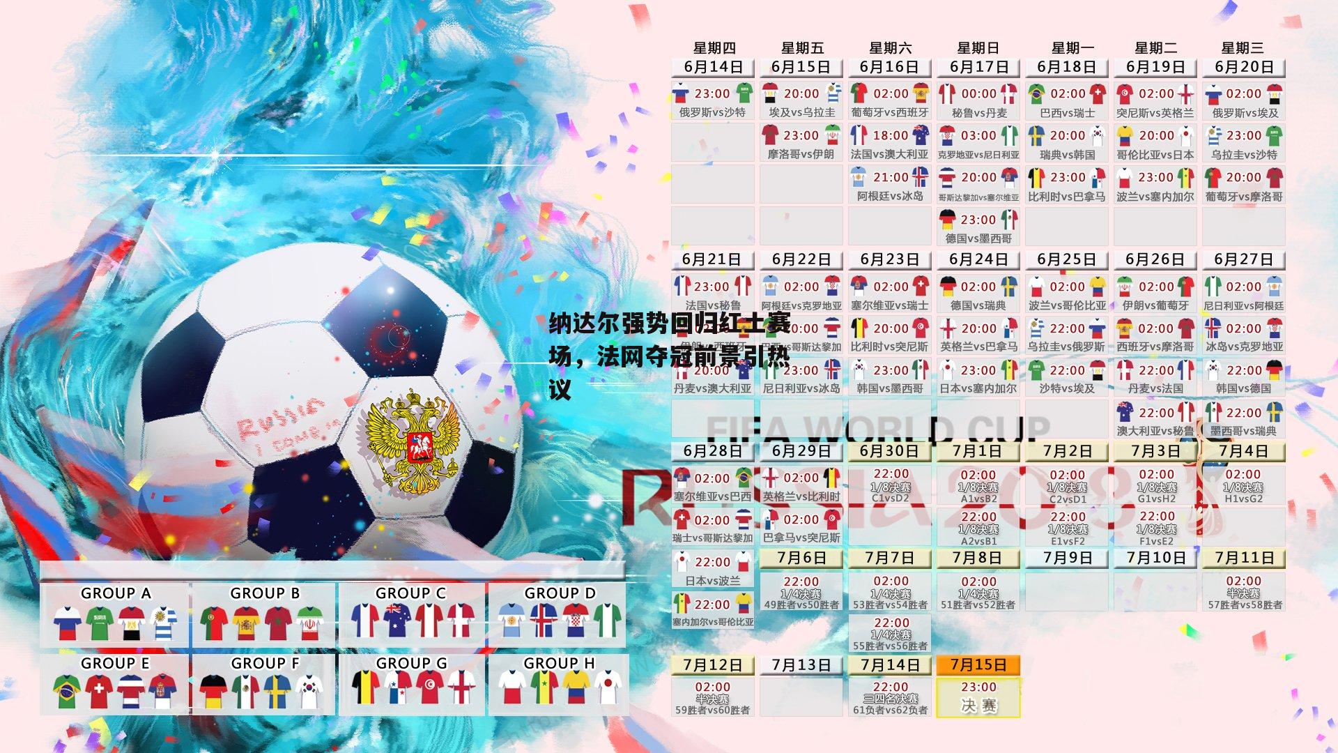 纳达尔强势回归红土赛场,法网夺冠前景引热议